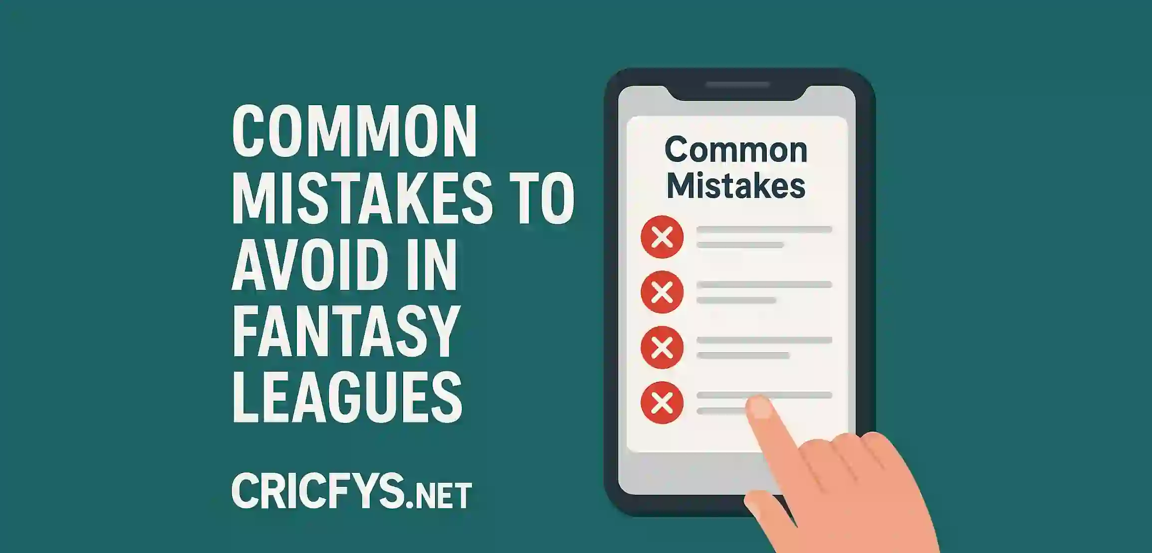 Common Mistakes to Avoid in Fantasy Leagues